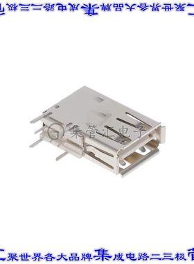 73725-01A0BLF 连接器USB-A插座4POS USB 2.0通孔直角