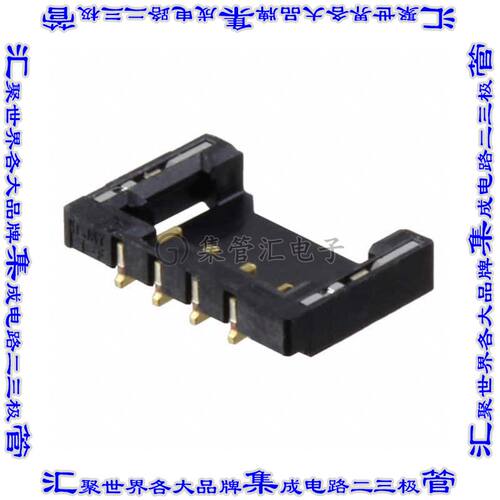 BM04B-ACHFKS-GACN-ETF 针座连接器4POS接头1.2mm公形插针表贴SMD