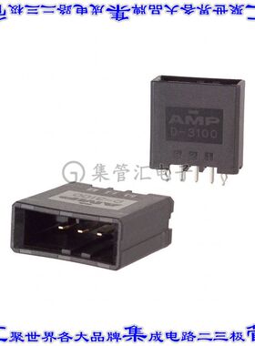 1-178313-2 针座连接器3POS接头3.81mm公形插针通孔直针镀金