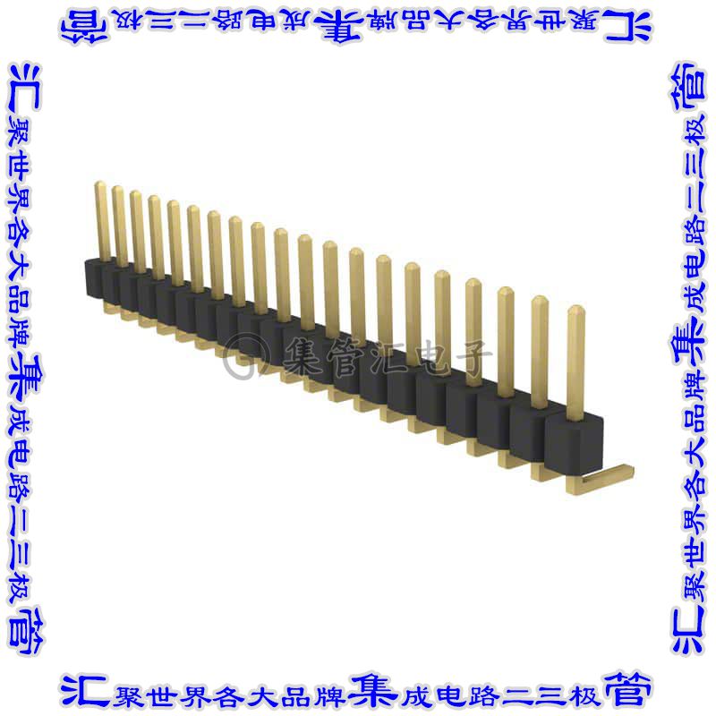 PRPC020SBAN-M71RC 针座连接器20POS分离式2.54mm公形插针通孔直