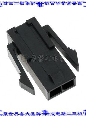 436400200 0436400200矩形连接器外壳2POS插头3mm公形引脚黑色面