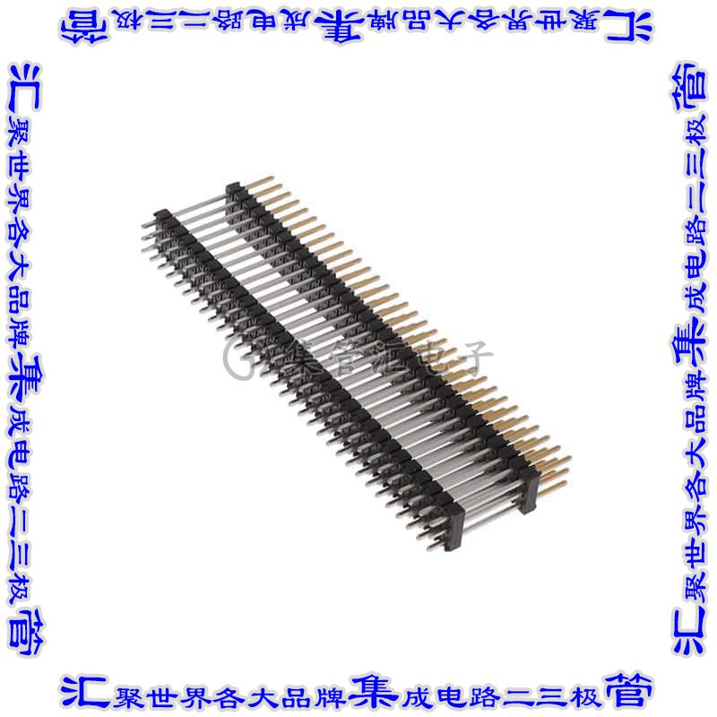 DW-32-12-F-T-665 连接器96POS针座间隔柱3排2.54mm通孔镀金