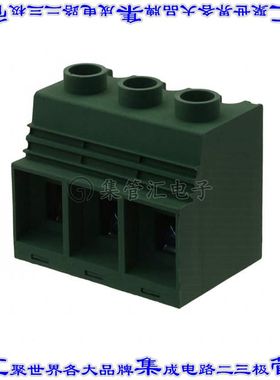 1986242-3 线对板连接器3POS接线端子15mm通孔水平带板