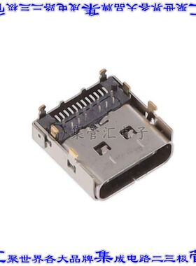 USB-C31-S-RA-CS12-BK-TR 连接器USB TYPE-C插座24POS USB 3.0表