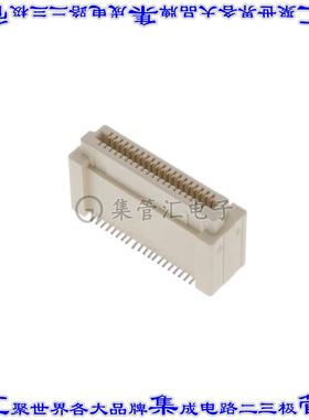 61082-043409LF 板对板连接器40POS插座外罩触点2排0.8mm表贴SMD