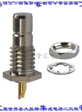 142152 同轴连接器SMB插座公插针焊杯50欧姆面板安装