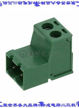 SF02-5,08 端子块连接器2POS插头公引脚5.08mm绿色自由悬挂