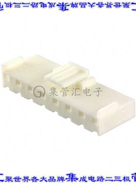 1744036-8 矩形连接器外壳8POS插座5.08mm母形插口天然色自由悬挂