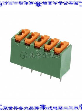 1891098 线对板连接器5POS接线端子3.5mm通孔垂直带板