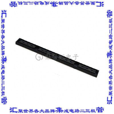 1658012-4 板对板连接器160POS插座中央带触点2排0.8mm表贴SMD镀
