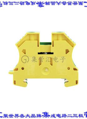 1019100000 端子块连接器2POS接地地面12.0mm绿色黄色6-14AWG