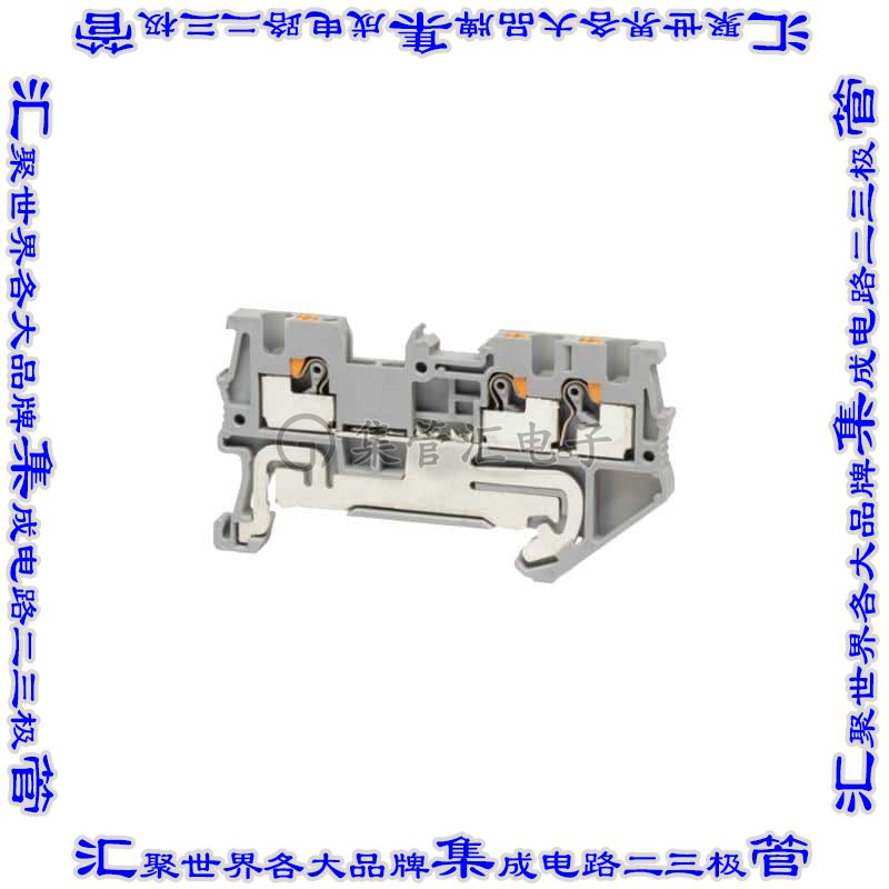 TBDR-10-15-GY 端子块连接器3POS接地地面3.5mm灰色14-26AWG