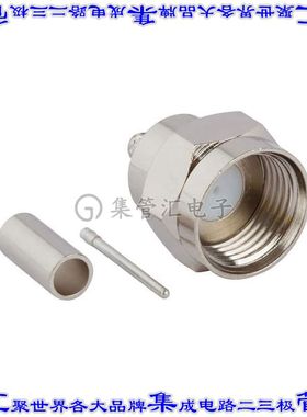 531-40188 同轴连接器F型插头公引脚压接75欧姆自由悬挂