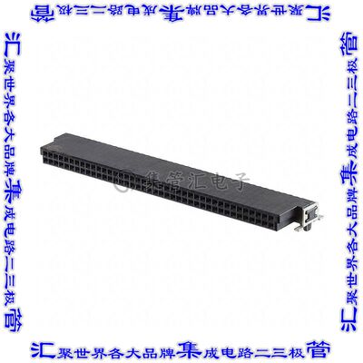 15250802601000 针座连接器80POS插座2排1.27mm母形插口表贴SMD