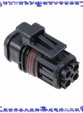 10-707003-002 矩形连接器外壳4POS插头母形插口自由悬挂