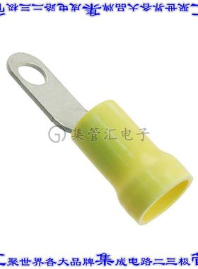 55680-2 环形连接器端子平面1/4接线柱4AWG压接