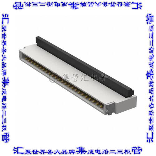 FFC2B28-24-G 连接器24POS FFC/FPC 0.5mm触头上和下表面贴装直角