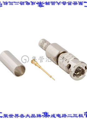 034-1107-12G 同轴连接器BNCHD插头公引脚压接75欧姆自由悬挂