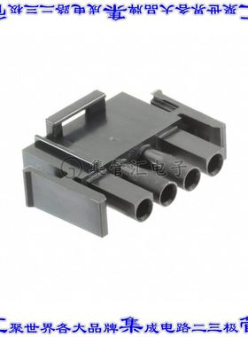 794899-1 矩形连接器外壳4POS插头黑色自由悬挂