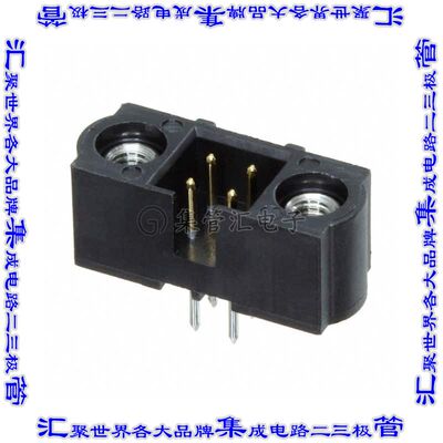 M80-5000442 针座连接器4POS接头2排2mm公形插针通孔直针镀金