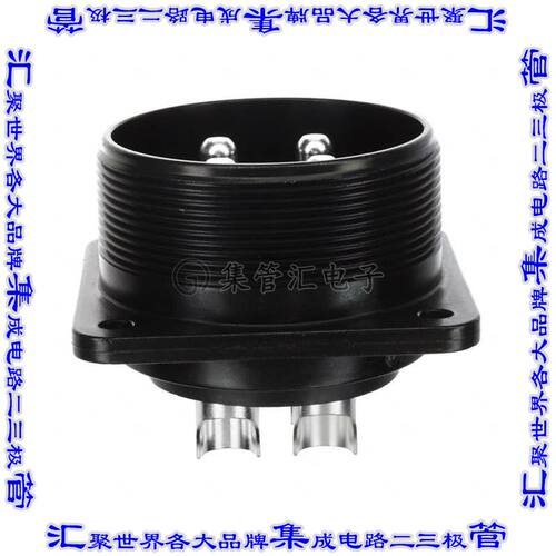 JL04V-2E32-17PE-B-R 圆形连接器4(3+PE)插座公形引脚焊杯银面板