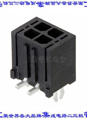 662004235922 针座连接器4POS接头2排3mm公形插针表贴SMD锡