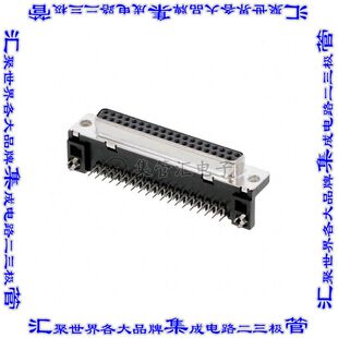 D37S13A6GX00LF Sub通孔直角 连接器37POS插座母插口2排D
