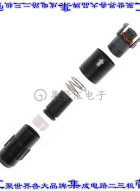 HR30-7P-12SC(71) 圆形连接器12POS插头外壳用于母插口黑色自由悬