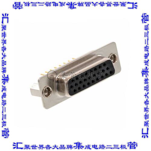 180-M26-213R021 连接器26POS插座母插口3排D-Sub高密度面板安装