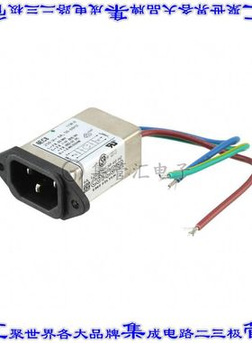 1-6609017-2 电源接入连接器3POS插座公型片状插脚IEC320-C14面板