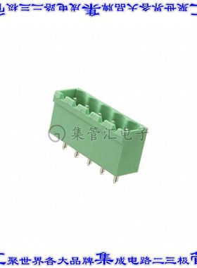 EBPA-05-C-C 端子块连接器5POS接头公引脚带罩5mm绿色垂直通孔