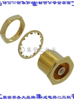 142158 同轴连接器SMB插座公插针焊杯50欧姆面板安装