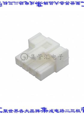VLP-04VN-1 矩形连接器外壳4POS插头6.2mm母形插口白色自由悬挂