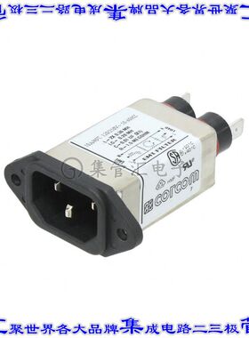 10EH4C 电源接入连接器3POS插座公型片状插脚IEC320-C14面板安装