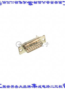 DA15S064HTLF 连接器15POS插座母插口2排D-Sub自由悬挂