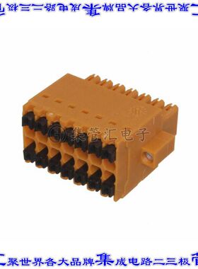 1277730000 端子块连接器14POS插头母插口2排3.5mm橙色自由悬挂