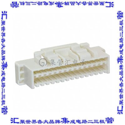 5031493000 矩形连接器外壳30POS插头2排1.5mm米色自由悬挂