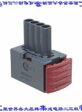 2-963207-1 矩形连接器外壳4POS插座5mm母形插口灰色自由悬挂