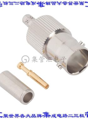 112974 同轴连接器BNC插孔母形插口压接75欧姆自由悬挂