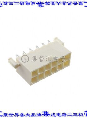 1-2825261-2 针座连接器12POS接头2排4.2mm公形插针通孔直针锡