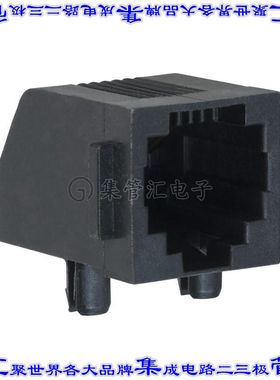 5555077-1 接插件连接器CONN MOD JACK 6P6C R/A UNSHLD