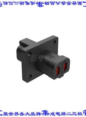 AT04-4P-LE11 矩形连接器外壳4POS插座2排公形引脚黑色面板安装