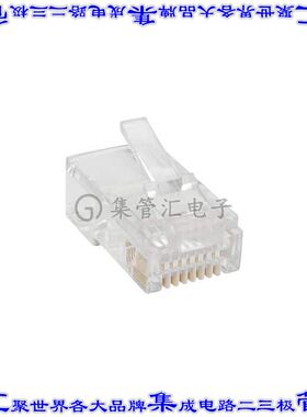 N030-100-STR 接插件连接器CAT5E RJ45 MOD PLUGS RND 1=100