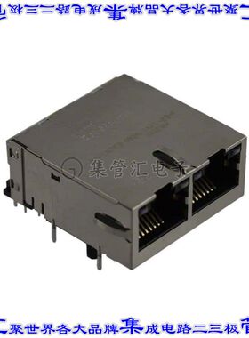 0826-1X2T-23-F 接插件连接器CONN JACK 2PORT 1000 BASE-T PCB