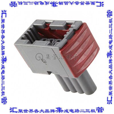 2-967059-1 矩形连接器外壳4POS插座5mm母形插口灰色自由悬挂