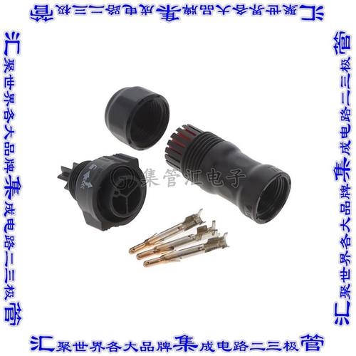 CC-03BFMA-QL8SPP 圆形连接器3(电源)插头公引脚焊杯镀金自由悬挂