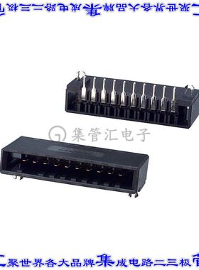 1-178298-3 针座连接器10POS接头3.81mm公形插针通孔直角镀金