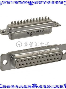 DB25S064TLF 连接器25POS插座母插口2排D-Sub自由悬挂