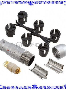 JBXFD2G16MSSDSR 圆形连接器16POS插头公引脚焊杯镀金自由悬挂