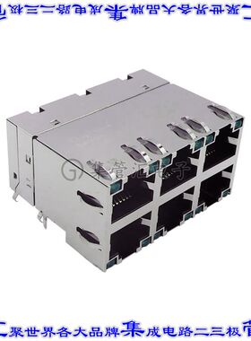 C850-2G3R-54 接插件连接器CONN JACK 6PORT 1000 BASE-T PCB